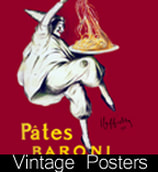 vintage posters on tiles to create tile murals or single tiles