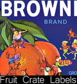 fruit crate labels on tiles to create tile murals or single tiles